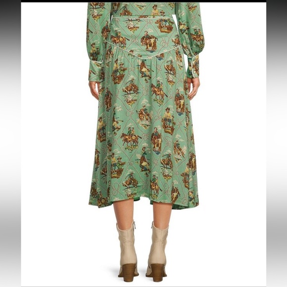 NWT Double D Ranch
Romance & Rustlers Western Midi A-Line Skirt - Picture 3 of 5